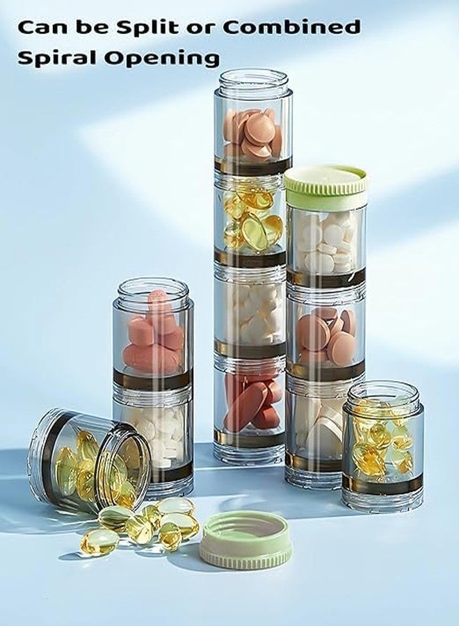 Chavda Weekly Pill Organizer Vitamin Container | Stackable 3 Times a Day Pill Box with 21-Compartments | 7-Day Vitamin, Medicine & Supplement Dispenser with Triple-Layer Seal | Pill Container Travel-Friendly Pill Case - Image 3